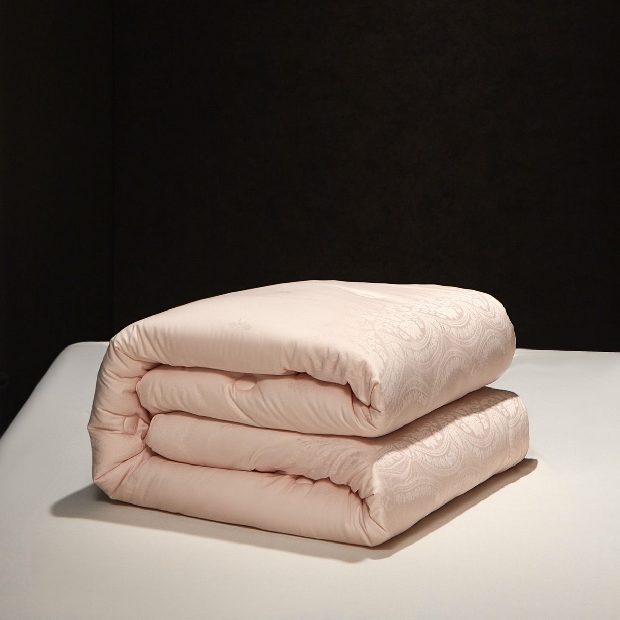 91家纺网 家纺一手货源 找家纺 南通朵美纺织品有限公司 2025新款高级仿鹅绒被被子被芯 仿鹅绒被-粉