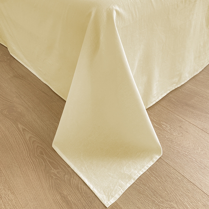 91家纺网 家纺一手货源 找家纺 琪格格纺织 2025新款40s全棉纯棉小熊绣花系列四件套 嘟嘟熊 奶油黄