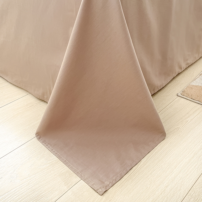 91家纺网 家纺一手货源 找家纺 琪格格纺织 2025新款40s全棉纯棉小熊绣花系列四件套 奶油熊-米白咖