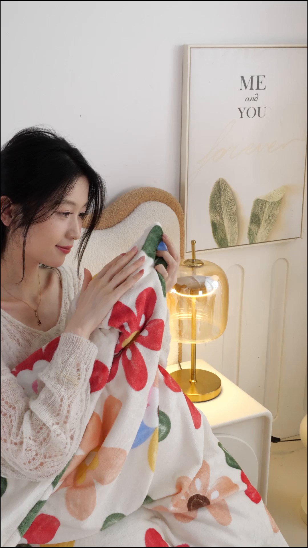 91家纺网 家纺一手货源 找家纺 （总）圣靓 2025新款高克重牛奶绒四件套印花床裙款