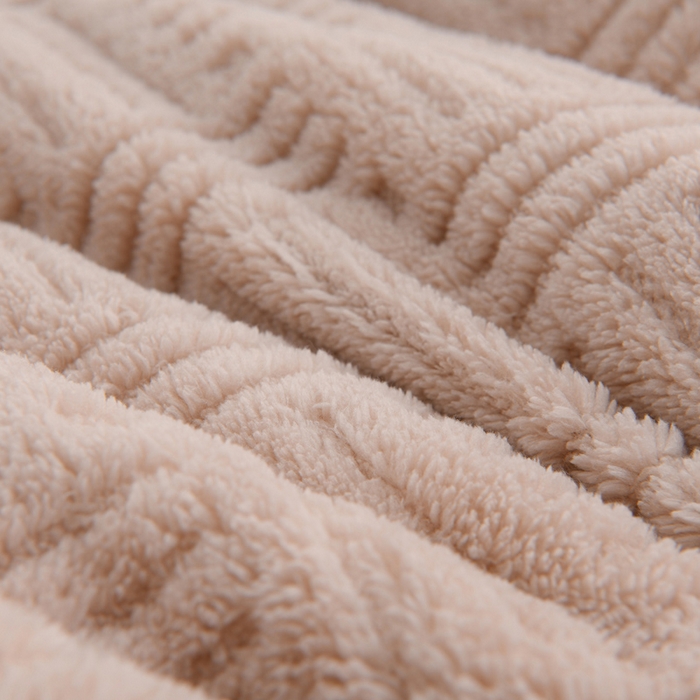 91家纺网 家纺一手货源 找家纺 圣靓 2025新款塔芙绒羊羔绒双面冬被被子被芯 卡其