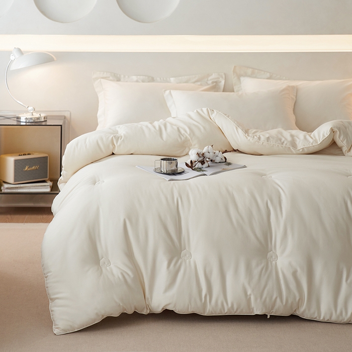 91家纺网 家纺一手货源 找家纺 （总）莱福仕家纺 2025新款80支无染长绒棉新疆棉花被被子被芯