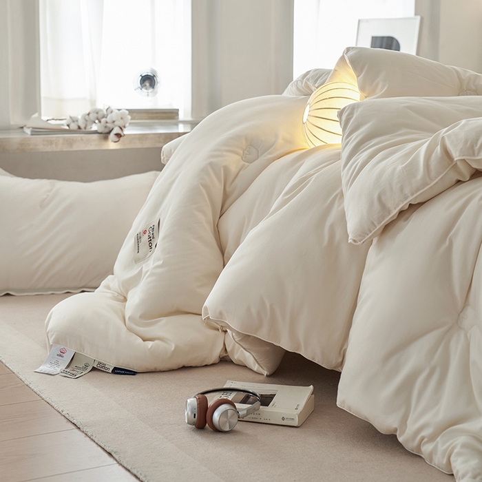 91家纺网 家纺一手货源 找家纺 （总）莱福仕家纺 2025新款80支无染长绒棉新疆棉花被被子被芯