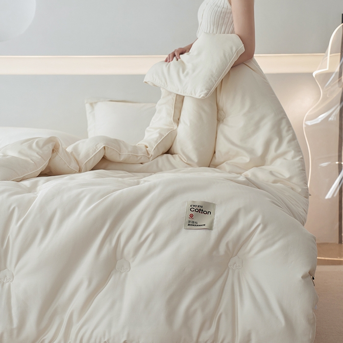 91家纺网 家纺一手货源 找家纺 （总）莱福仕家纺 2025新款80支无染长绒棉新疆棉花被被子被芯