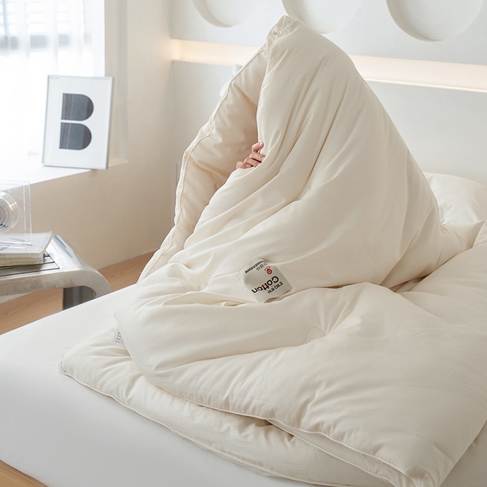 91家纺网 家纺一手货源 找家纺 （总）莱福仕家纺 2025新款80支无染长绒棉新疆棉花被被子被芯