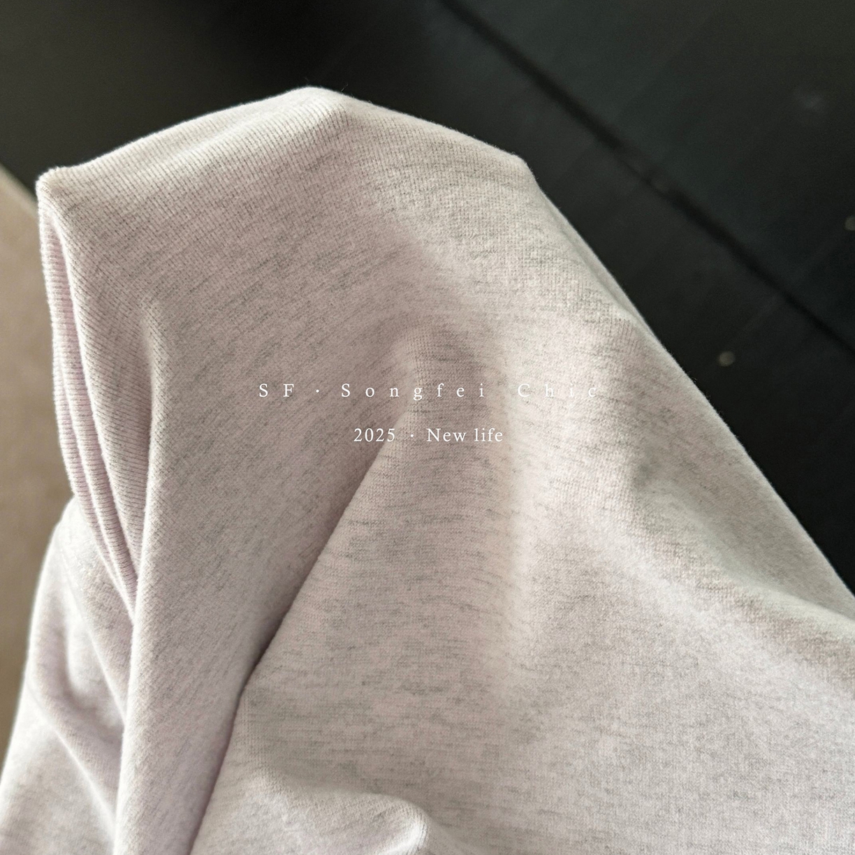 91家纺网 家纺一手货源 找家纺 妍景家居生活馆 2025新款D-3734 自带胸垫款纯色圆领款 仙女紫