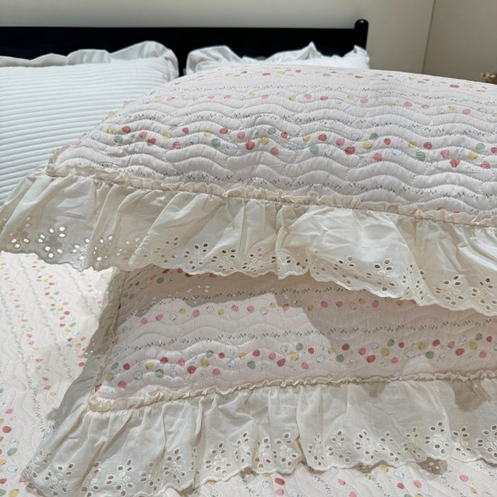 91家纺网 家纺一手货源 找家纺 （总）奈萝家纺 2025新款全棉纯棉床盖三件套可配同款四季被同款被套