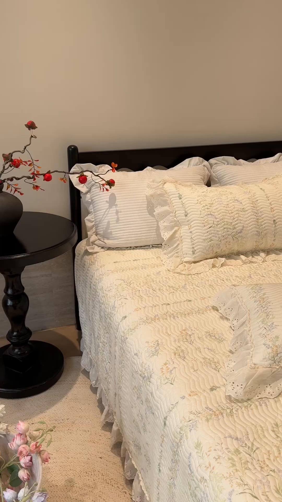 91家纺网 家纺一手货源 找家纺 奈萝家纺 2025新款全棉纯棉床盖三件套可配同款四季被同款被套 芳草恋