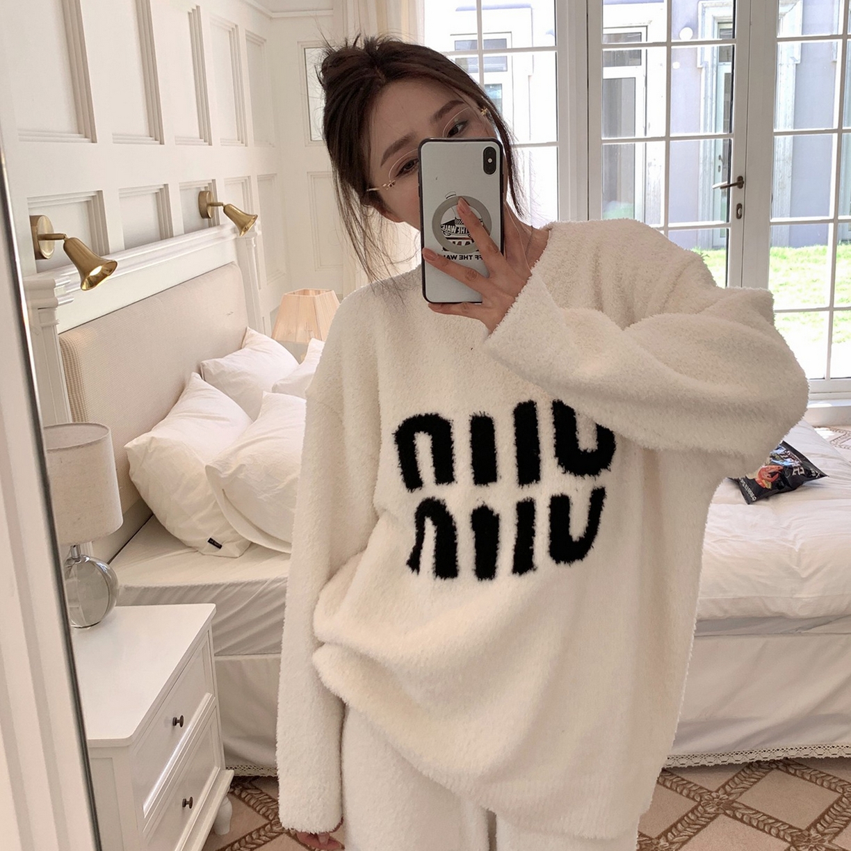 91家纺网 家纺一手货源 找家纺 （总）妍景家居生活馆 2025新款半边绒-缪斯女神套装