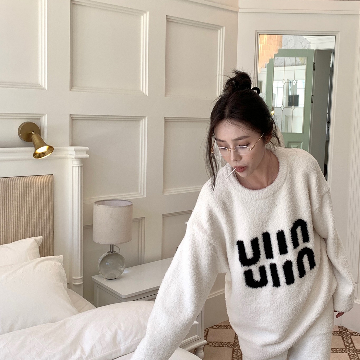 91家纺网 家纺一手货源 找家纺 （总）妍景家居生活馆 2025新款半边绒-缪斯女神套装