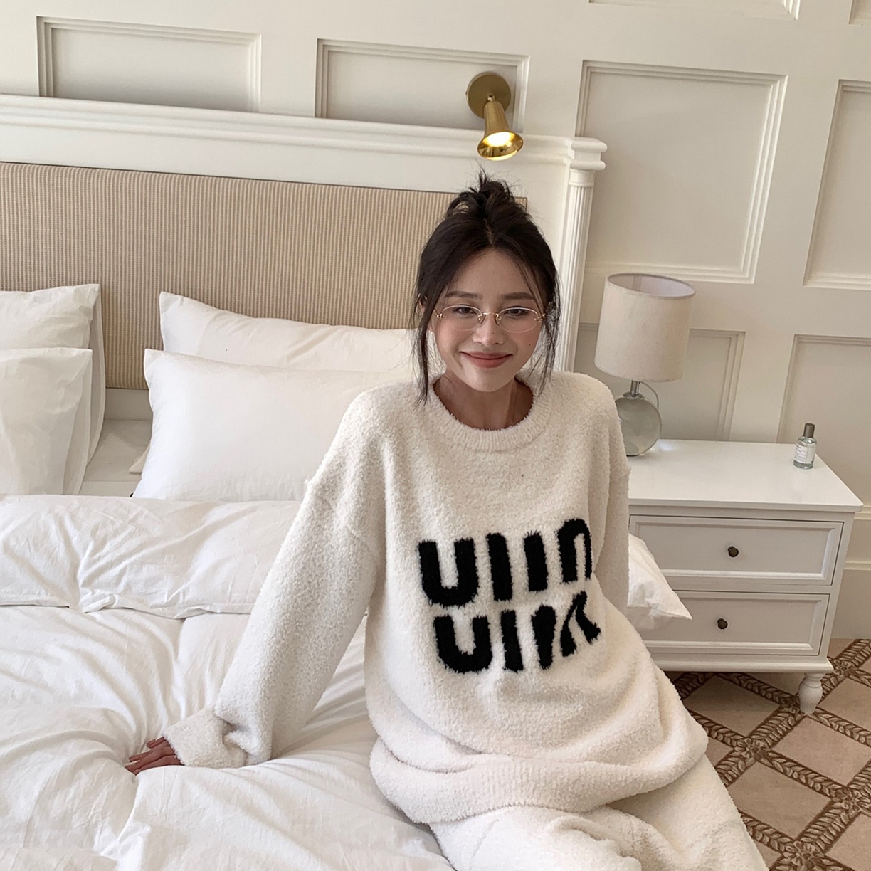 91家纺网 家纺一手货源 找家纺 （总）妍景家居生活馆 2025新款半边绒-缪斯女神套装