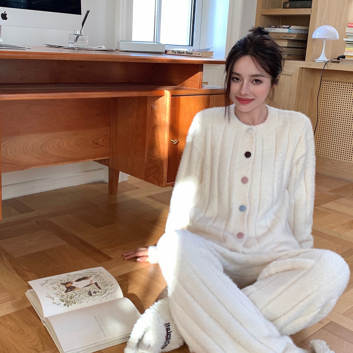 （總）妍景家居生活館 2025新款半邊絨-輕奢暖貂套裝