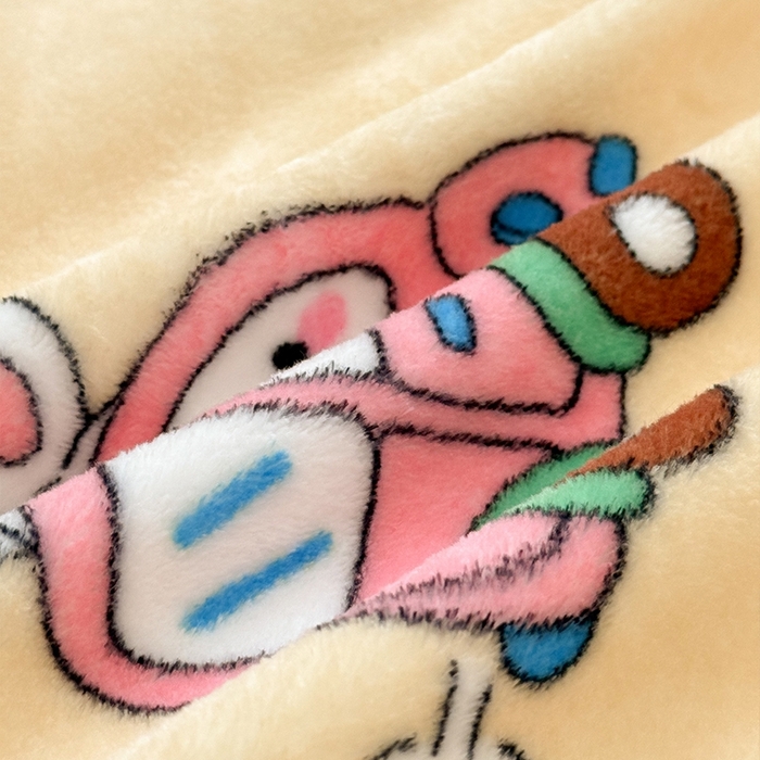 91家纺网 家纺一手货源 找家纺 嗨生活 2025新款牛奶绒多功能儿童盖毯式可脱卸被套大豆被芯幼儿园被子 儿童被子 巴士汽车