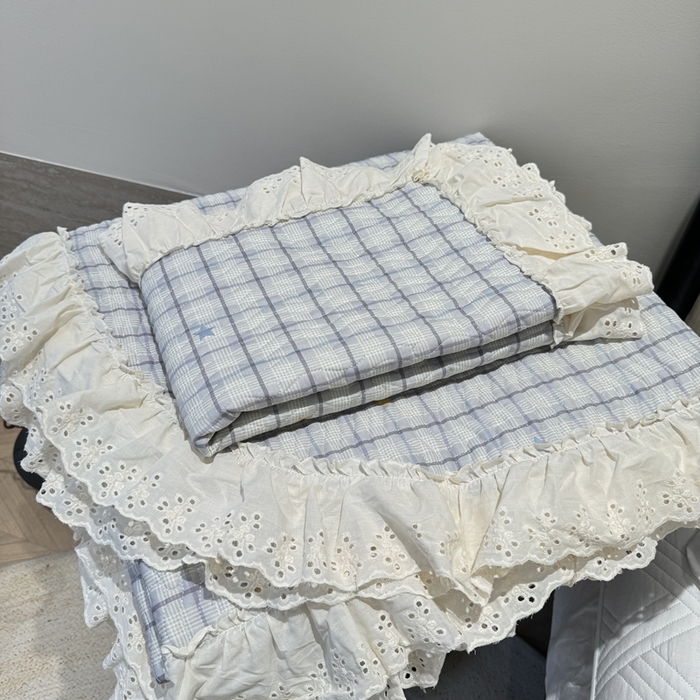 91家纺网 家纺一手货源 找家纺 奈萝家纺 2025新款全棉纯棉床盖三件套可配同款四季被同款被套 极光之星