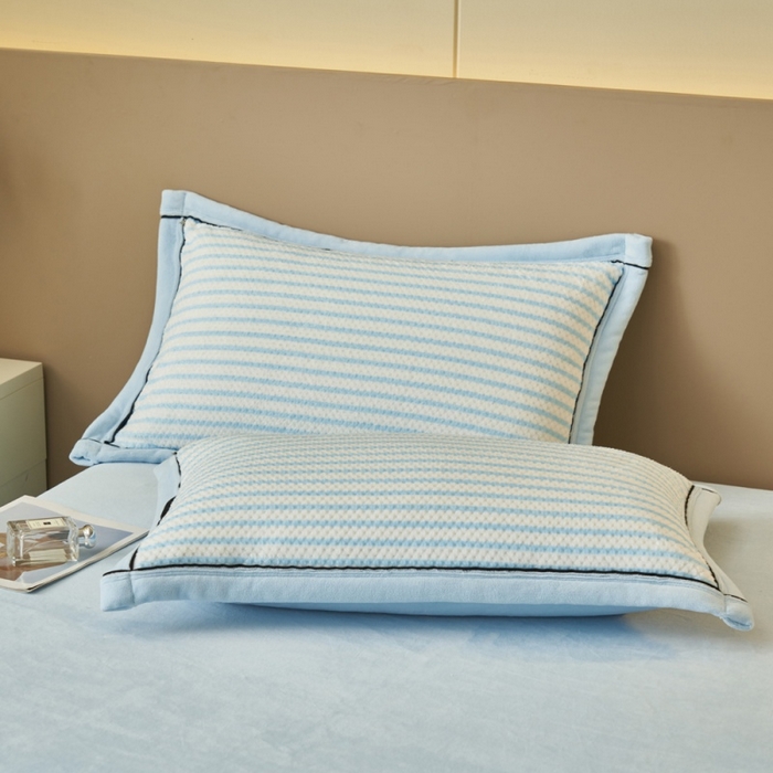 91家纺网 家纺一手货源 找家纺 晨曦家纺 2025新款加厚贝贝绒牛奶绒四件套（暖光） 贝贝绒-樱兰