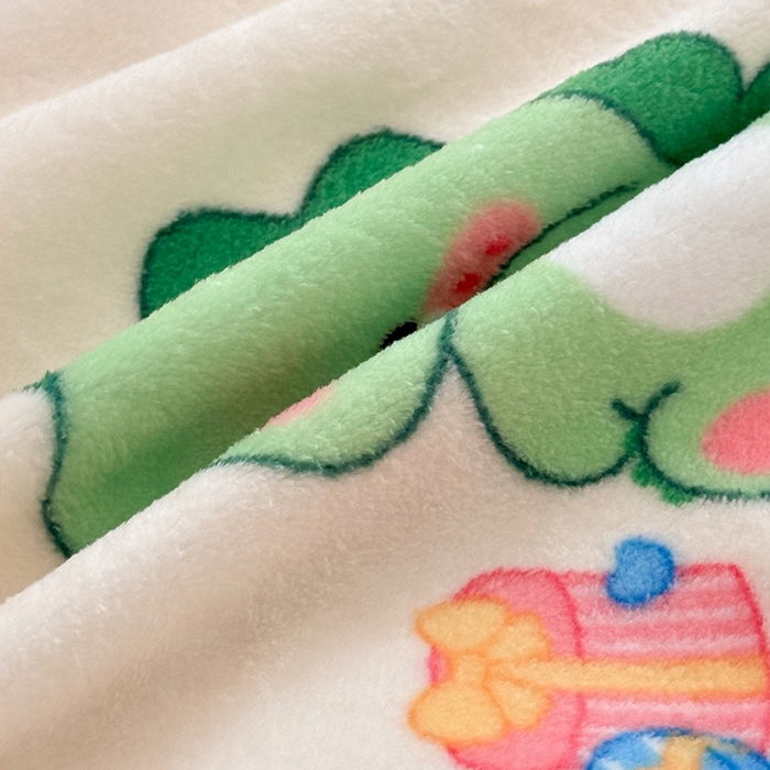 91家纺网 家纺一手货源 找家纺 嗨生活 2025新款牛奶绒多功能儿童盖毯式可脱卸被套大豆被芯幼儿园被子 儿童被子 开心恐龙