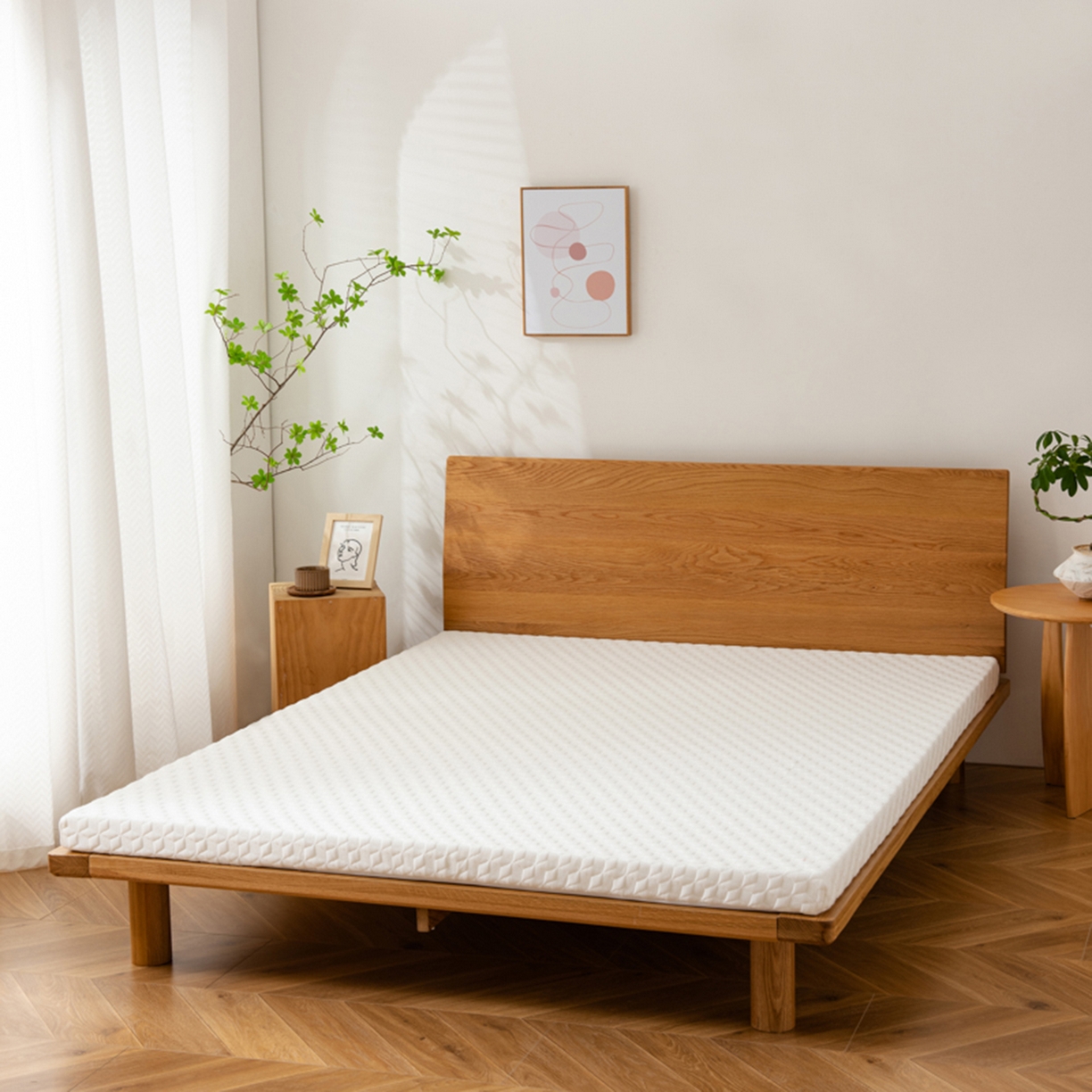 91家纺网 家纺一手货源 找家纺 （总）花享莱 2025新款聚氨酯空气感薄垫亚朵星球同款记忆棉床垫垫子