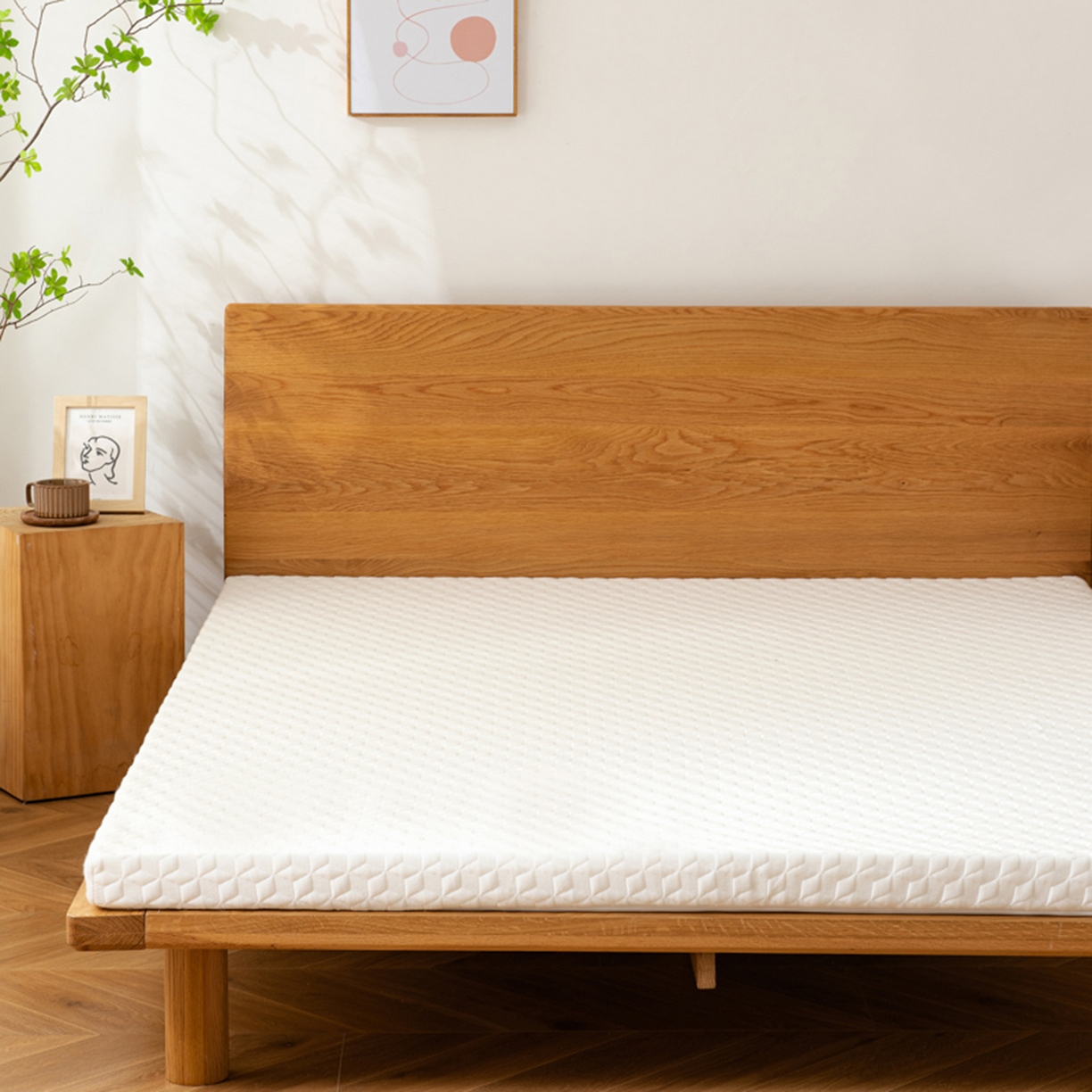 91家纺网 家纺一手货源 找家纺 （总）花享莱 2025新款聚氨酯空气感薄垫亚朵星球同款记忆棉床垫垫子