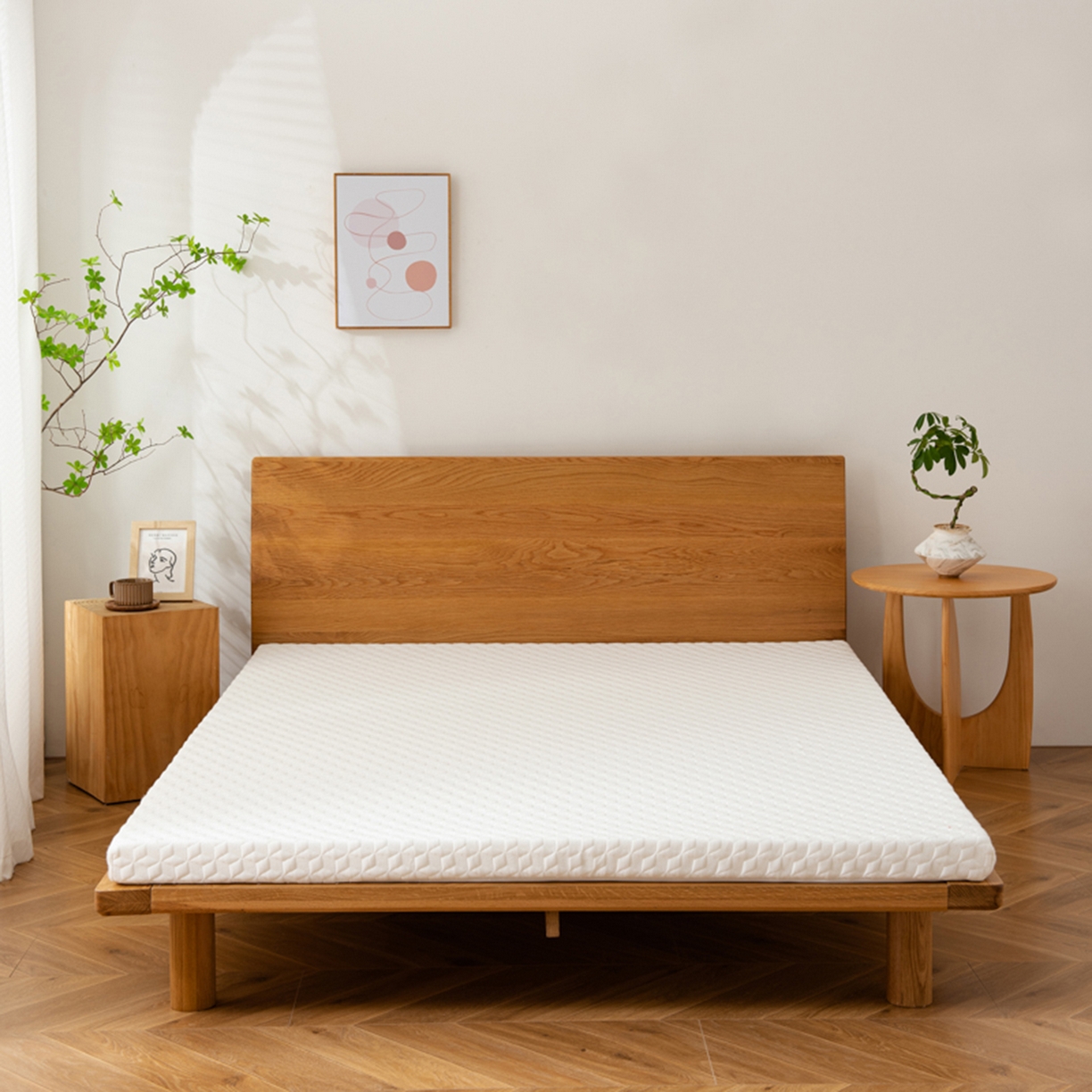 91家纺网 家纺一手货源 找家纺 （总）花享莱 2025新款聚氨酯空气感薄垫亚朵星球同款记忆棉床垫垫子