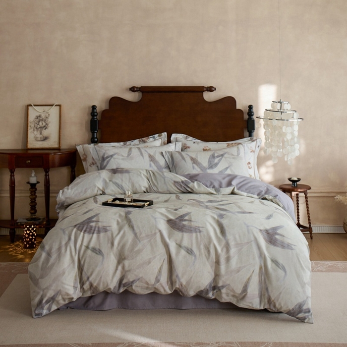 91家纺网 家纺一手货源 找家纺 （总）时年家纺 2025新款全棉超柔磨毛印花系列四件套