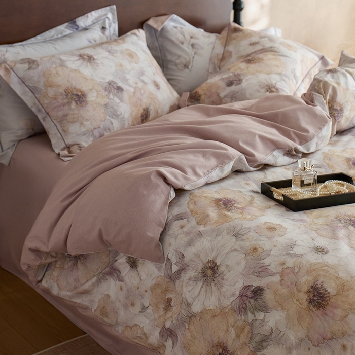 91家纺网 家纺一手货源 找家纺 （总）时年家纺 2025新款全棉超柔磨毛印花系列四件套