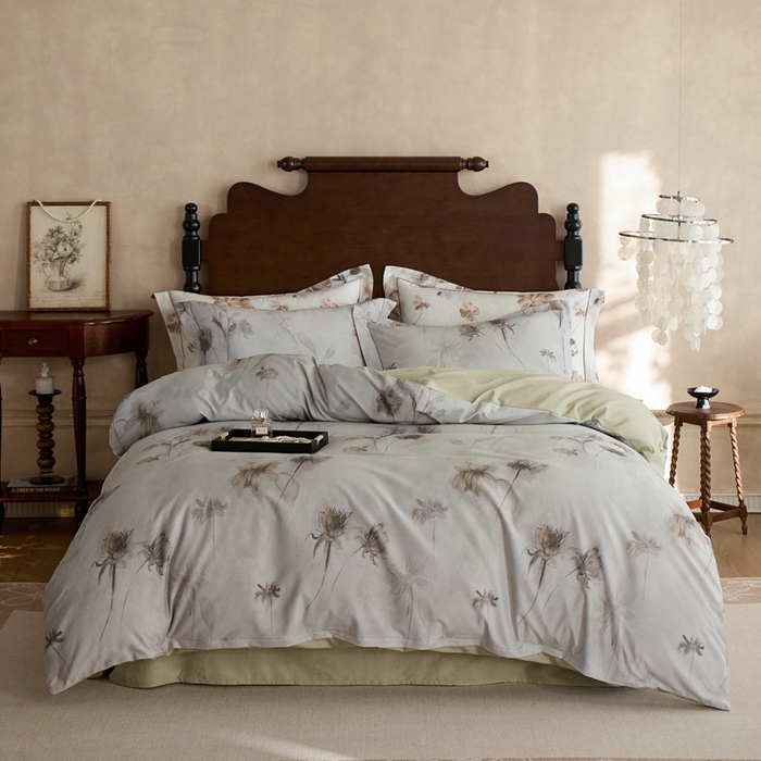 91家纺网 家纺一手货源 找家纺 （总）时年家纺 2025新款全棉超柔磨毛印花系列四件套