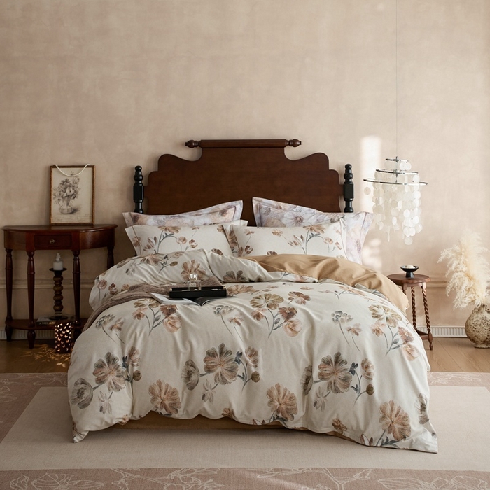 91家纺网 家纺一手货源 找家纺 （总）时年家纺 2025新款全棉超柔磨毛印花系列四件套