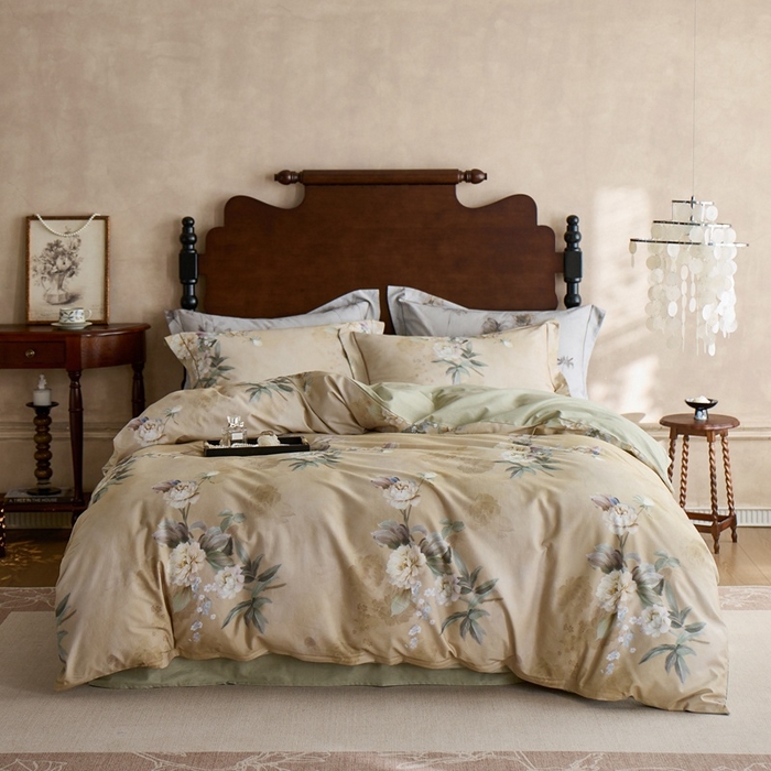 91家纺网 家纺一手货源 找家纺 （总）时年家纺 2025新款全棉超柔磨毛印花系列四件套