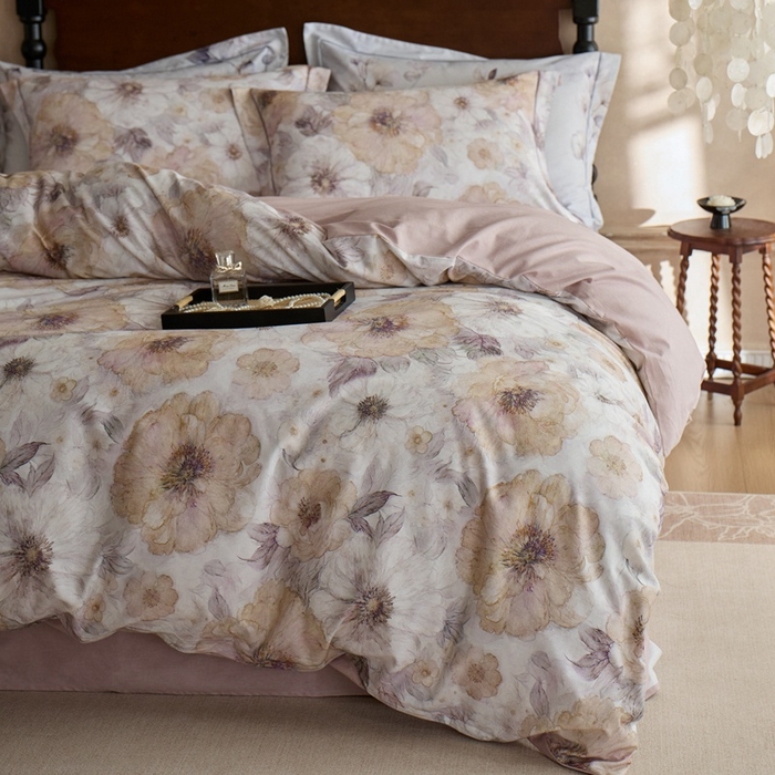 91家纺网 家纺一手货源 找家纺 （总）时年家纺 2025新款全棉超柔磨毛印花系列四件套