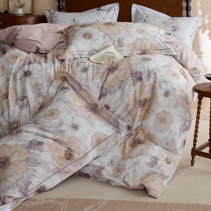 91家纺网 家纺一手货源 找家纺 （总）时年家纺 2025新款全棉超柔磨毛印花系列四件套