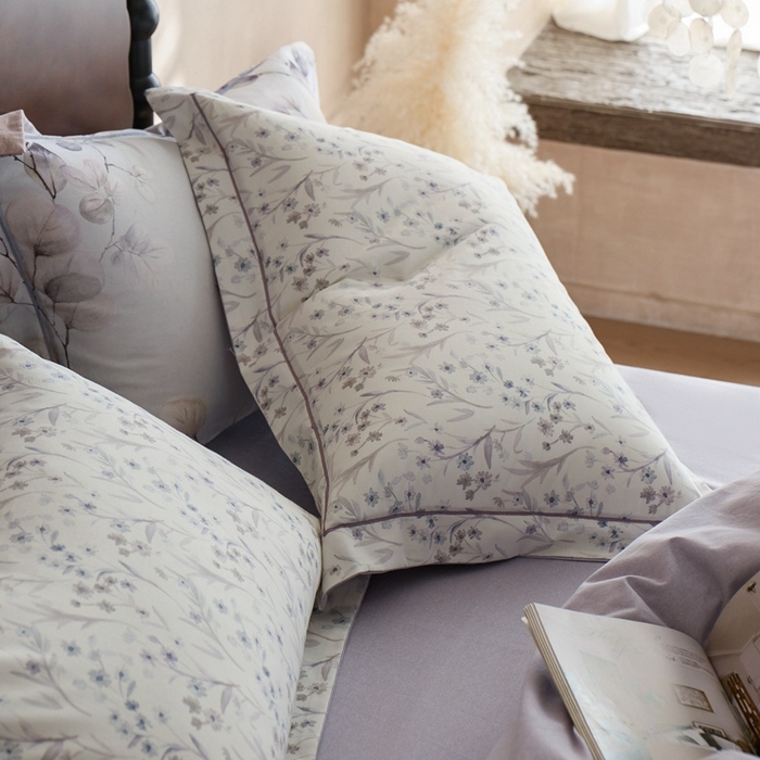 91家纺网 家纺一手货源 找家纺 时年家纺 2025新款全棉超柔磨毛印花系列四件套 樱贝