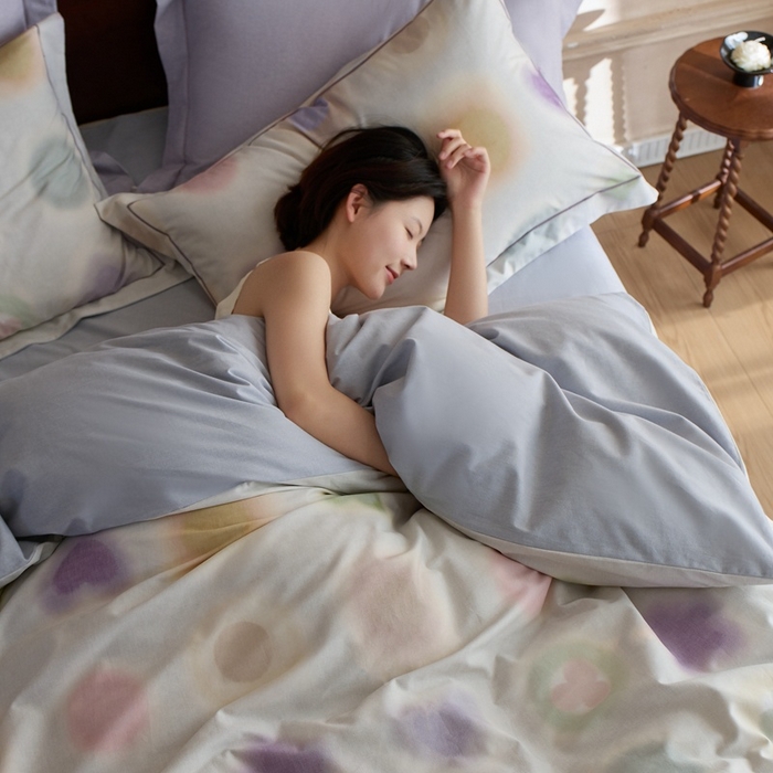 91家纺网 家纺一手货源 找家纺 时年家纺 2025新款全棉超柔磨毛印花系列四件套 觅光