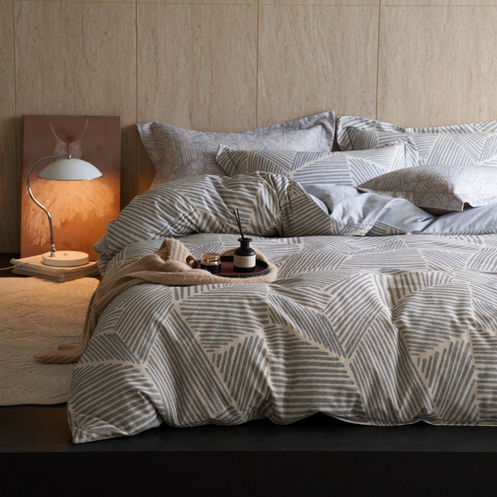 91家纺网 家纺一手货源 找家纺 时年家纺 2025新款全棉超柔磨毛印花系列四件套 奥维斯