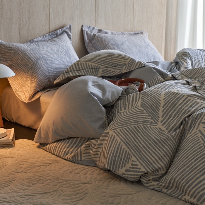 91家纺网 家纺一手货源 找家纺 时年家纺 2025新款全棉超柔磨毛印花系列四件套 奥维斯