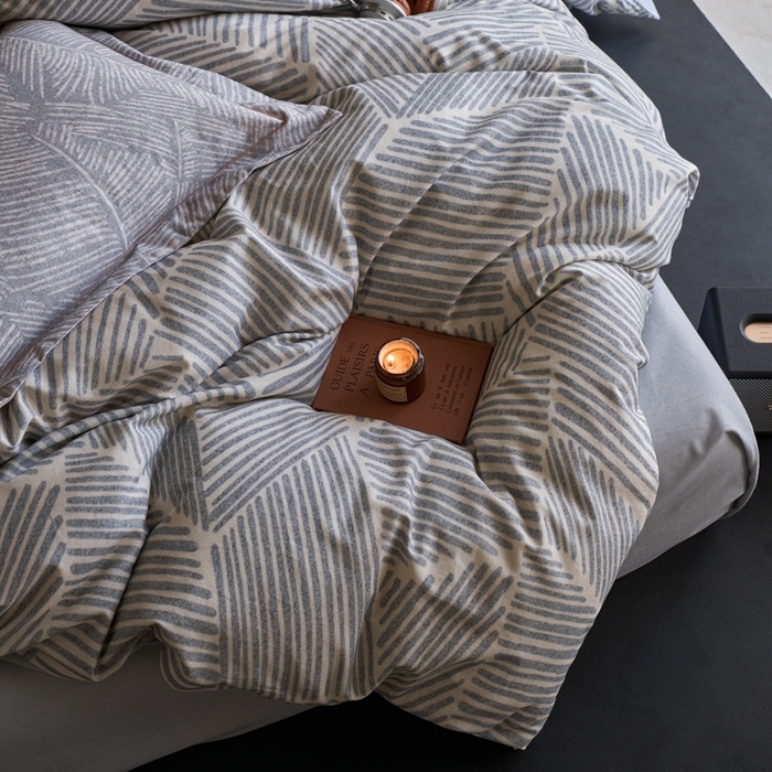 91家纺网 家纺一手货源 找家纺 时年家纺 2025新款全棉超柔磨毛印花系列四件套 奥维斯