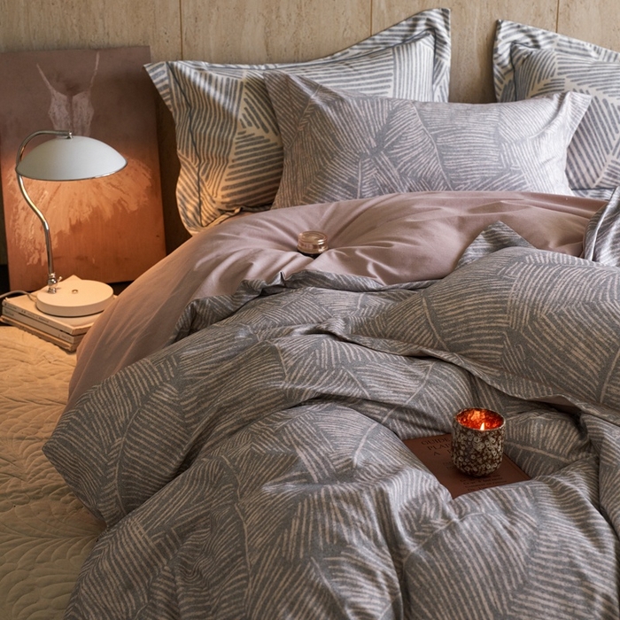 91家纺网 家纺一手货源 找家纺 时年家纺 2025新款全棉超柔磨毛印花系列四件套 逐也