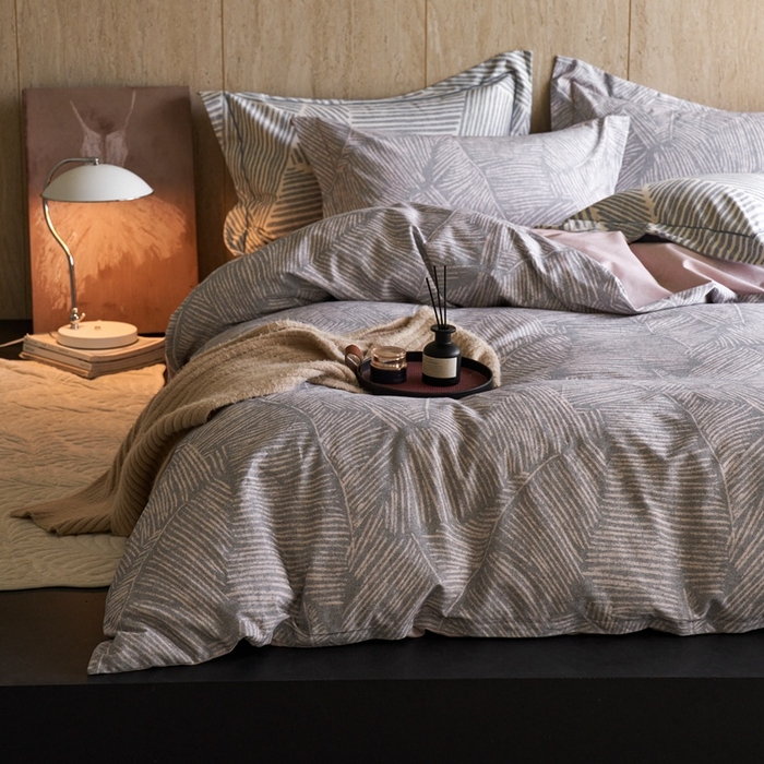 91家纺网 家纺一手货源 找家纺 时年家纺 2025新款全棉超柔磨毛印花系列四件套 逐也