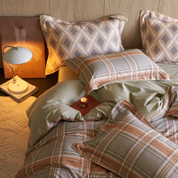 91家纺网 家纺一手货源 找家纺 时年家纺 2025新款全棉超柔磨毛印花系列四件套 理所