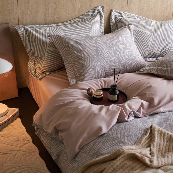 91家纺网 家纺一手货源 找家纺 时年家纺 2025新款全棉超柔磨毛印花系列四件套 逐也