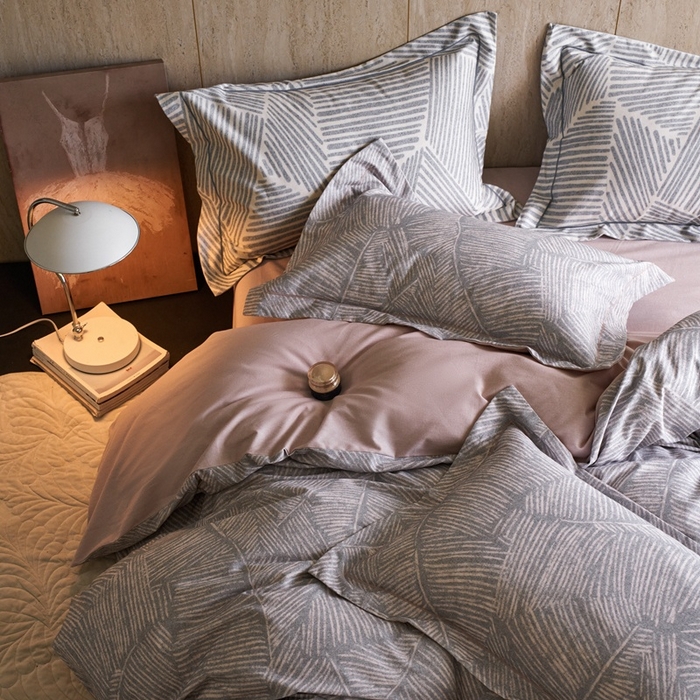 91家纺网 家纺一手货源 找家纺 时年家纺 2025新款全棉超柔磨毛印花系列四件套 逐也