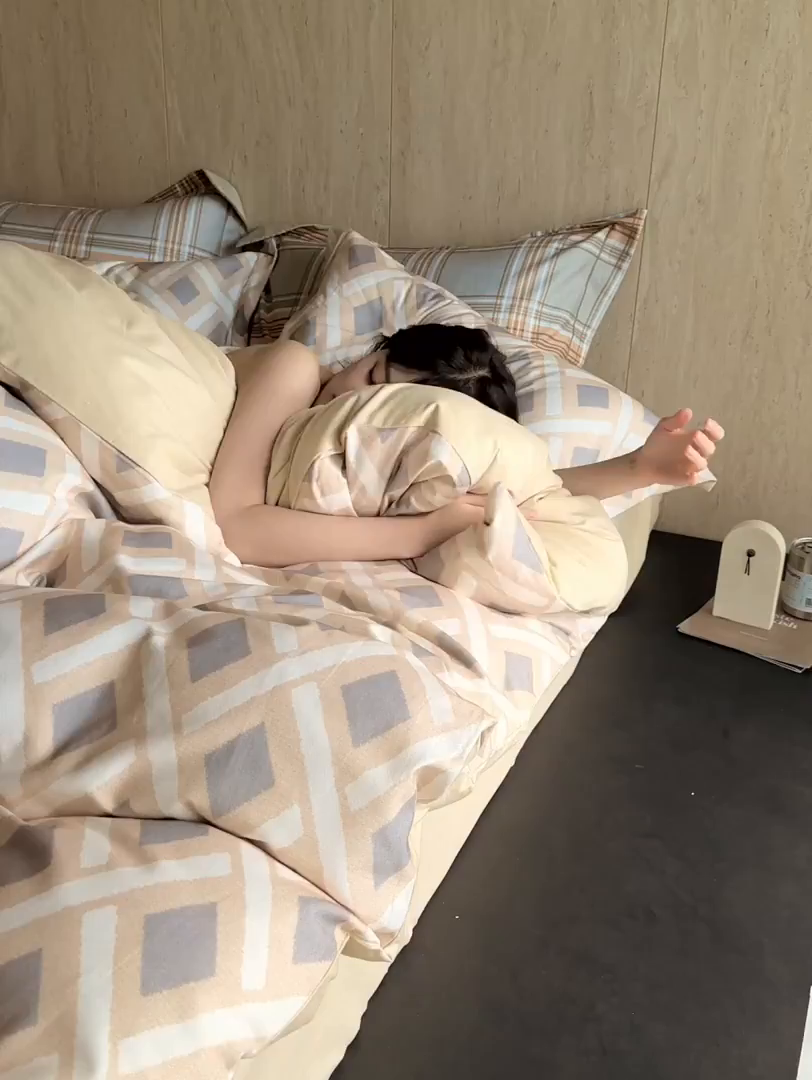 91家纺网 家纺一手货源 找家纺 时年家纺 2025新款全棉超柔磨毛印花系列四件套 里域