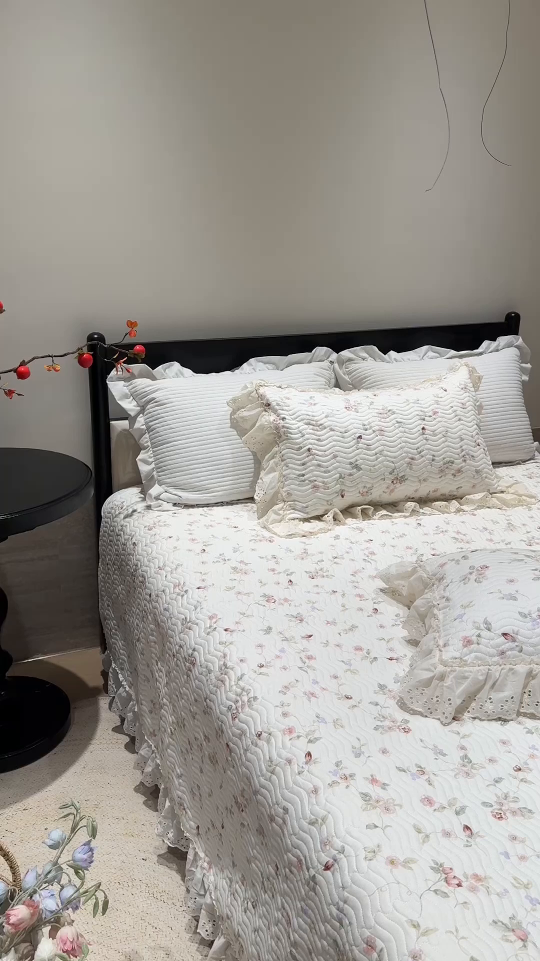 91家纺网 家纺一手货源 找家纺 奈萝家纺 2025新款全棉纯棉床盖三件套可配同款四季被同款被套 薇语梦