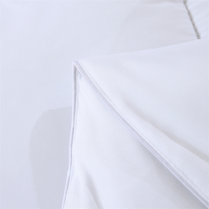 91家纺网 家纺一手货源 找家纺 好老表被业 2025新款纯色羽丝绒冬被芯加厚保暖双拼羽丝棉被子春秋被单双人直播被子被芯 白色