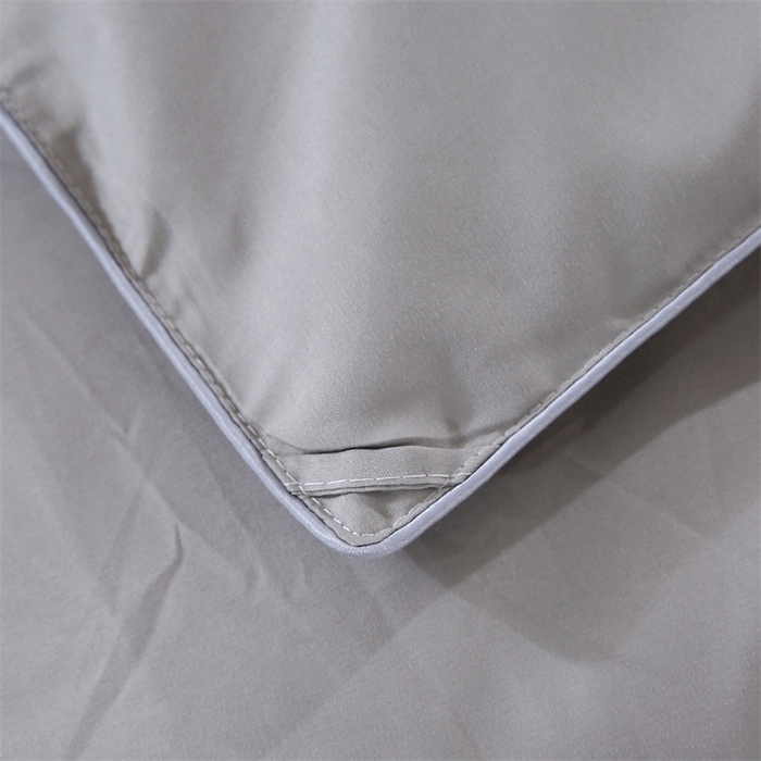 91家纺网 家纺一手货源 找家纺 好老表被业 2025新款纯色羽丝绒冬被芯加厚保暖双拼羽丝棉被子春秋被单双人直播被子被芯 灰色