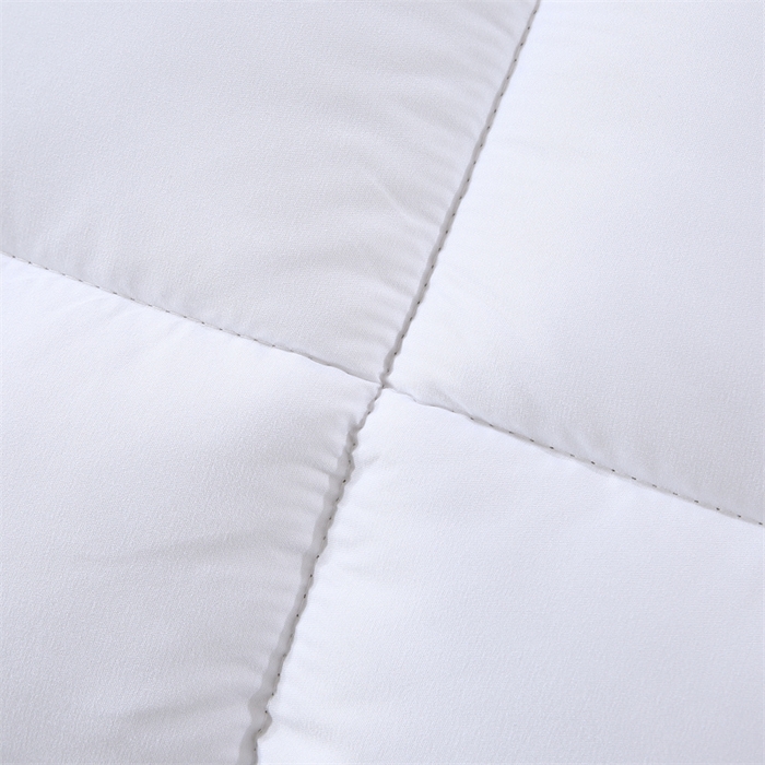 91家纺网 家纺一手货源 找家纺 好老表被业 2025新款纯色羽丝绒冬被芯加厚保暖双拼羽丝棉被子春秋被单双人直播被子被芯 白色