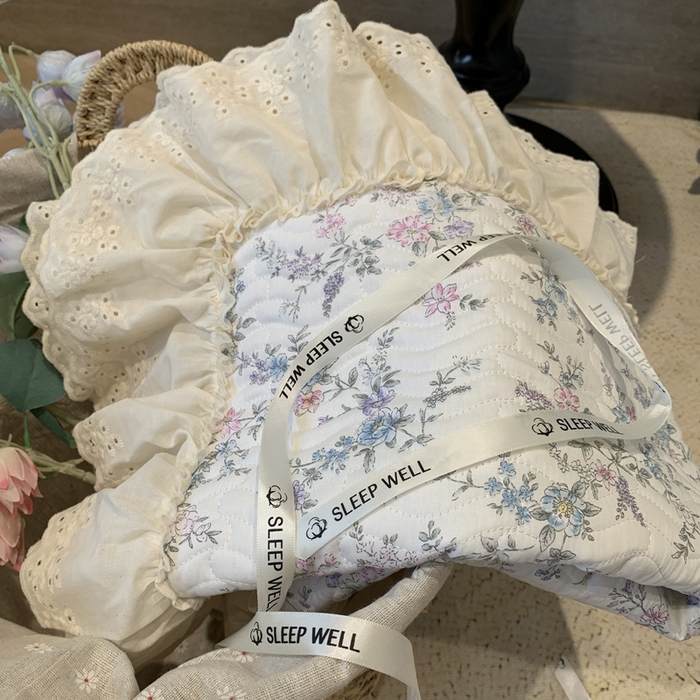 91家纺网 家纺一手货源 找家纺 奈萝家纺 2025新款全棉纯棉床盖三件套可配同款四季被同款被套 夏梦