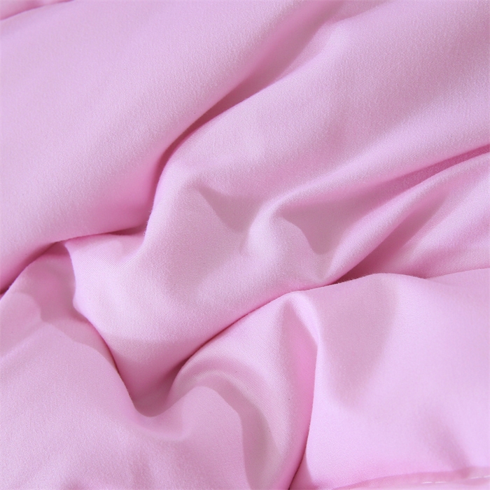 91家纺网 家纺一手货源 找家纺 好老表被业 2025新款纯色羽丝绒冬被芯加厚保暖双拼羽丝棉被子春秋被单双人直播被子被芯 粉色