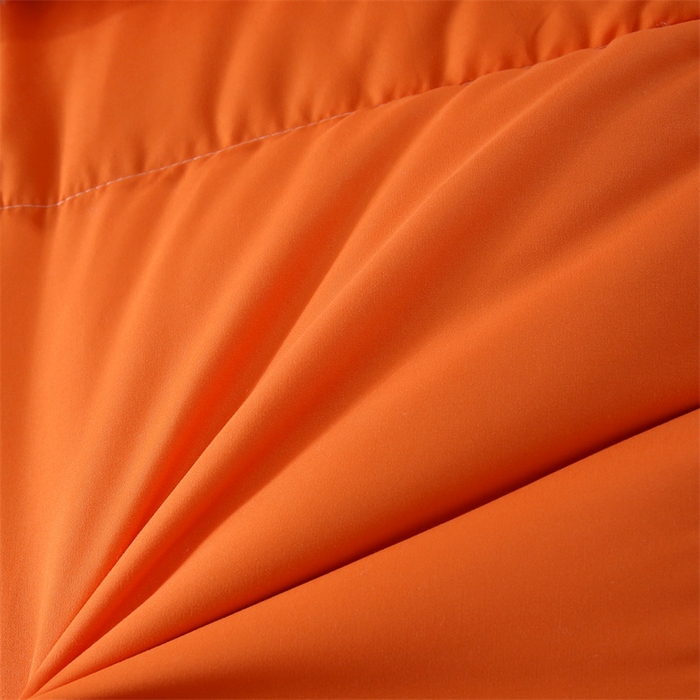 91家纺网 家纺一手货源 找家纺 好老表被业 2025新款纯色羽丝绒冬被芯加厚保暖双拼羽丝棉被子春秋被单双人直播被子被芯 橙灰色