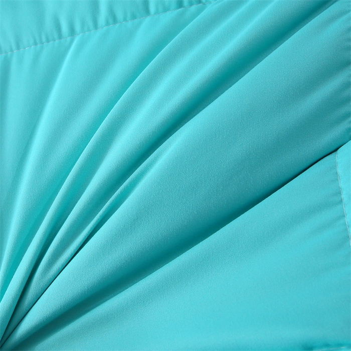 91家纺网 家纺一手货源 找家纺 好老表被业 2025新款纯色羽丝绒冬被芯加厚保暖双拼羽丝棉被子春秋被单双人直播被子被芯 深绿灰