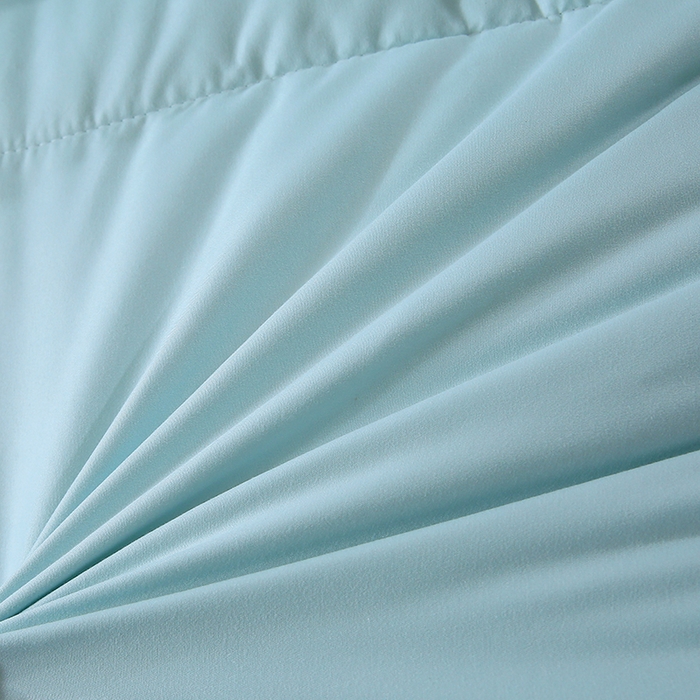 91家纺网 家纺一手货源 找家纺 好老表被业 2025新款纯色羽丝绒冬被芯加厚保暖双拼羽丝棉被子春秋被单双人直播被子被芯 浅绿灰